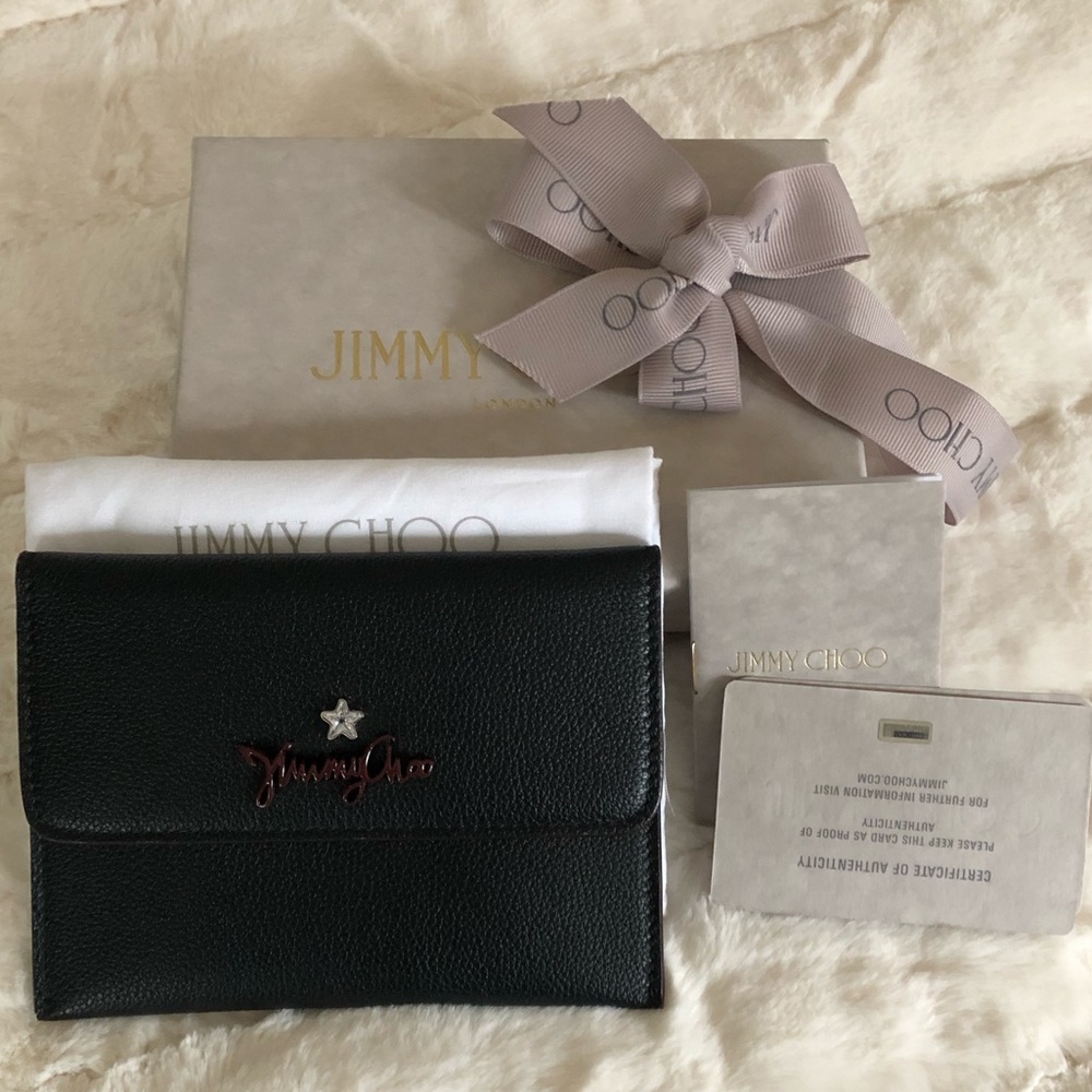 ❌SOLD❌NIB Jimmy Choo wallet envelope - Picture 1 of 7